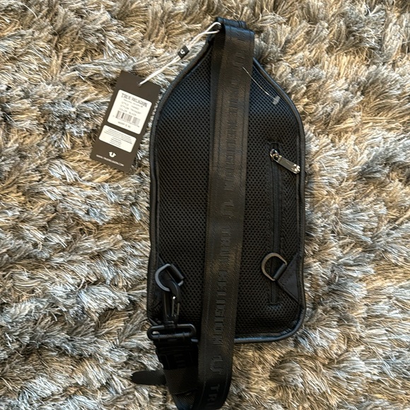 True Religion Black and Gray monogram Belt Bag - Picture 4 of 4